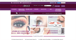 Desktop Screenshot of eyelashesdirect.co.uk